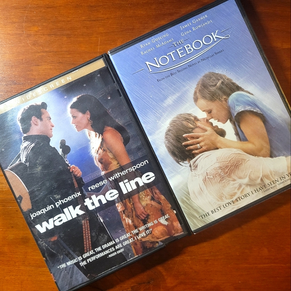 DVD Bundle The Notebook & Walk The Line Pre-Owned Movies